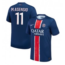 Paris Saint-Germain Marco Asensio #11 Hemmatröja 2024-25 Korta ärmar